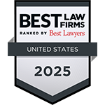 Best Law Firm Best Lawyers United States Badge 2025